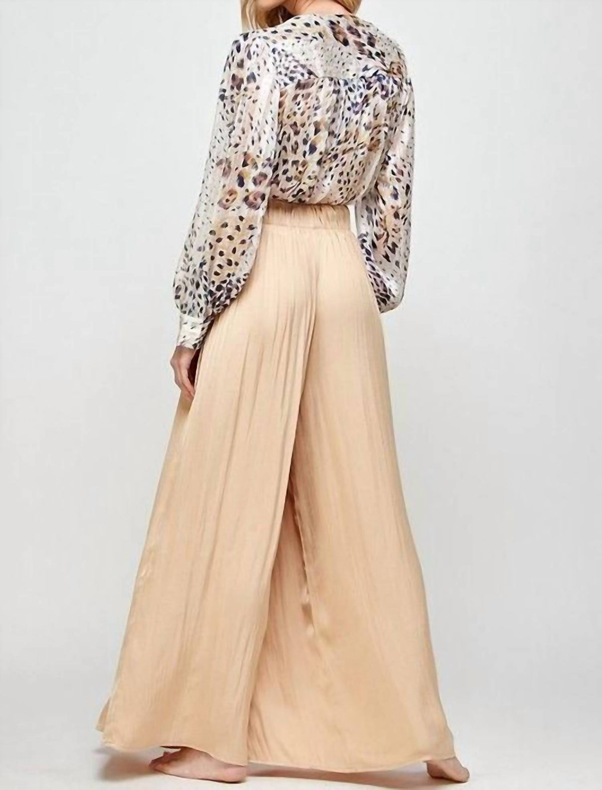 Luxy Usa - Sheer Leopard Print Bodysuit