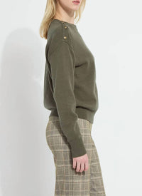 Lysse - Adelaide Button Trim Pullover Sweater