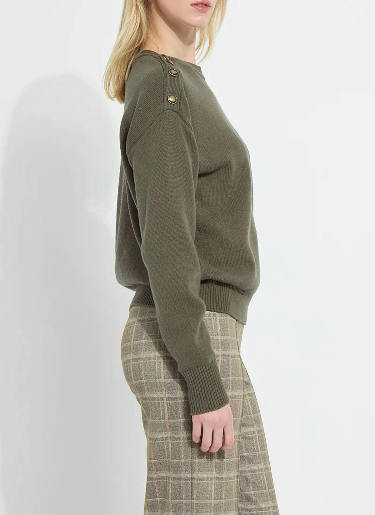 Lysse - Adelaide Button Trim Pullover Sweater