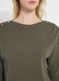 Lysse - Adelaide Button Trim Pullover Sweater