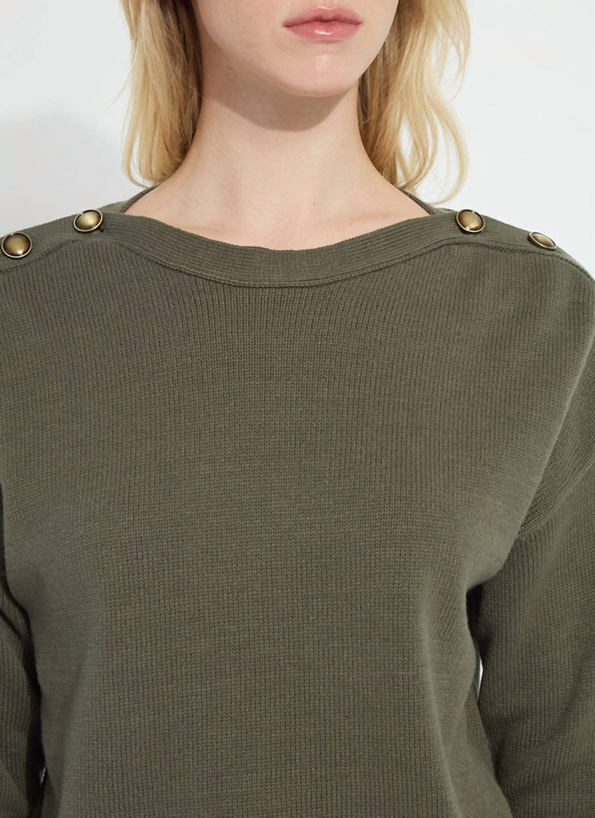 Lysse - Adelaide Button Trim Pullover Sweater
