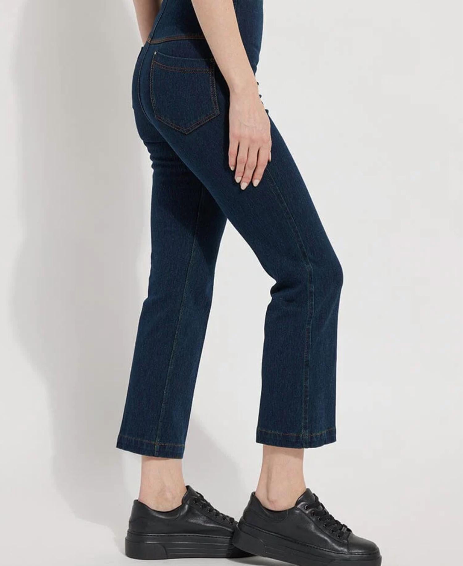 Lysse - Ankle Denim Baby Bootcut Jeans - blue - boot - cut - clothing