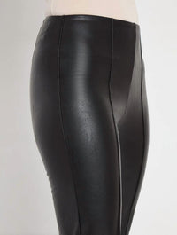 Lysse - Ankle Elysse Vegan Leather Pants - ankle - black - clothing