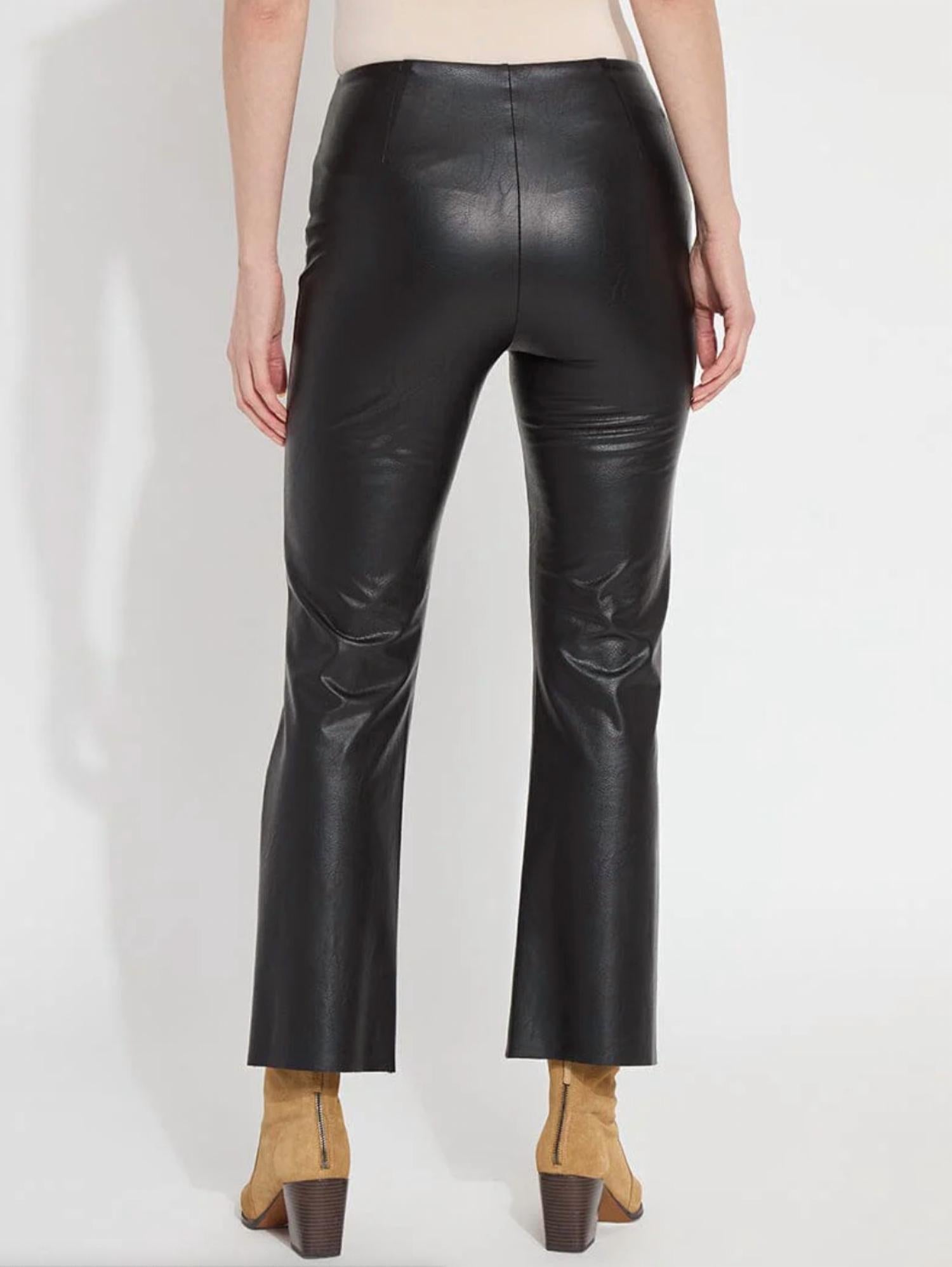 Lysse - Ankle Elysse Vegan Leather Pants - ankle - black - clothing