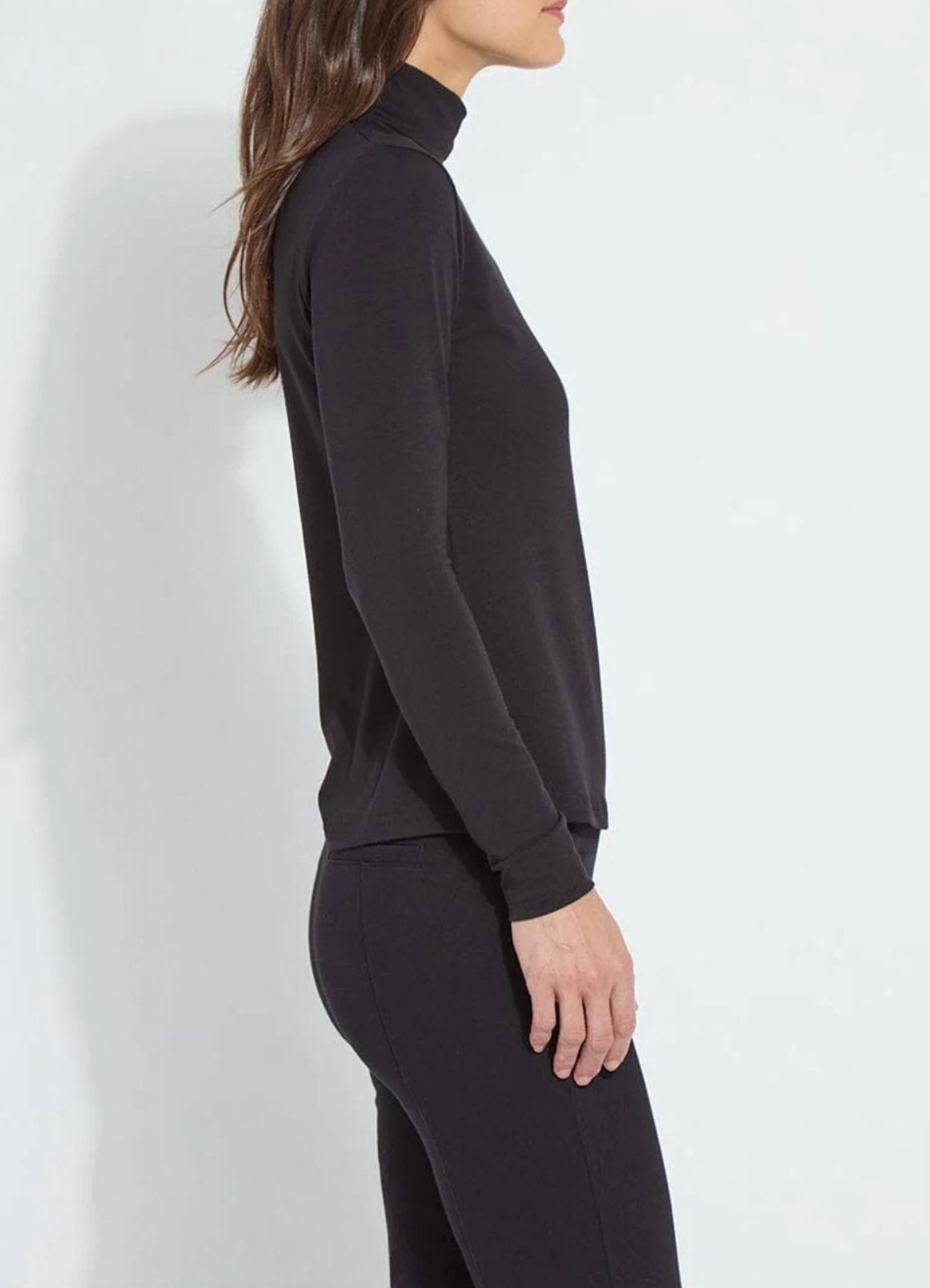 Lysse - Essential Longsleeve Turtleneck Tee - black - clothing - polyester