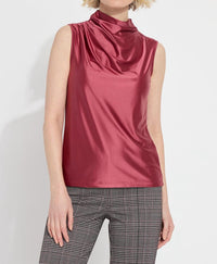 Lysse - Irina Satin Jersey Top - blouses - clothing - nylon - blend
