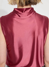 Lysse - Irina Satin Jersey Top - blouses - clothing - nylon - blend