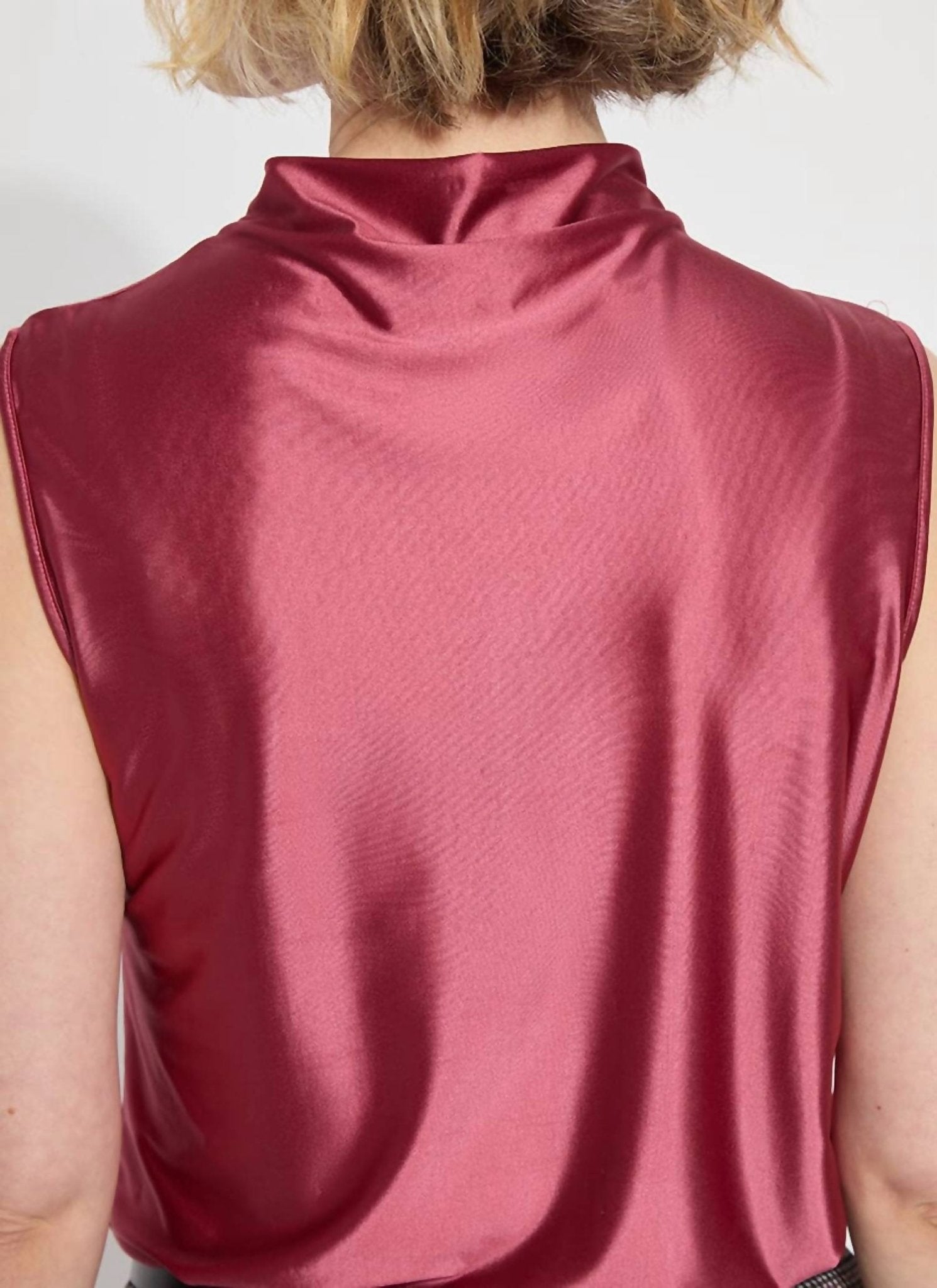 Lysse - Irina Satin Jersey Top - blouses - clothing - nylon - blend