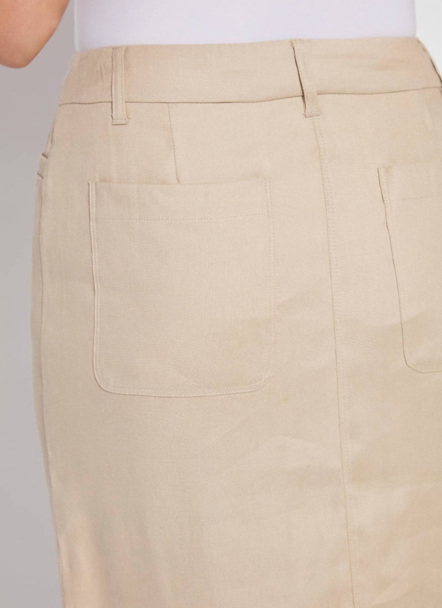 Lysse - Nixie Linen Long Pencil Skirt - beige - clothing - pencil
