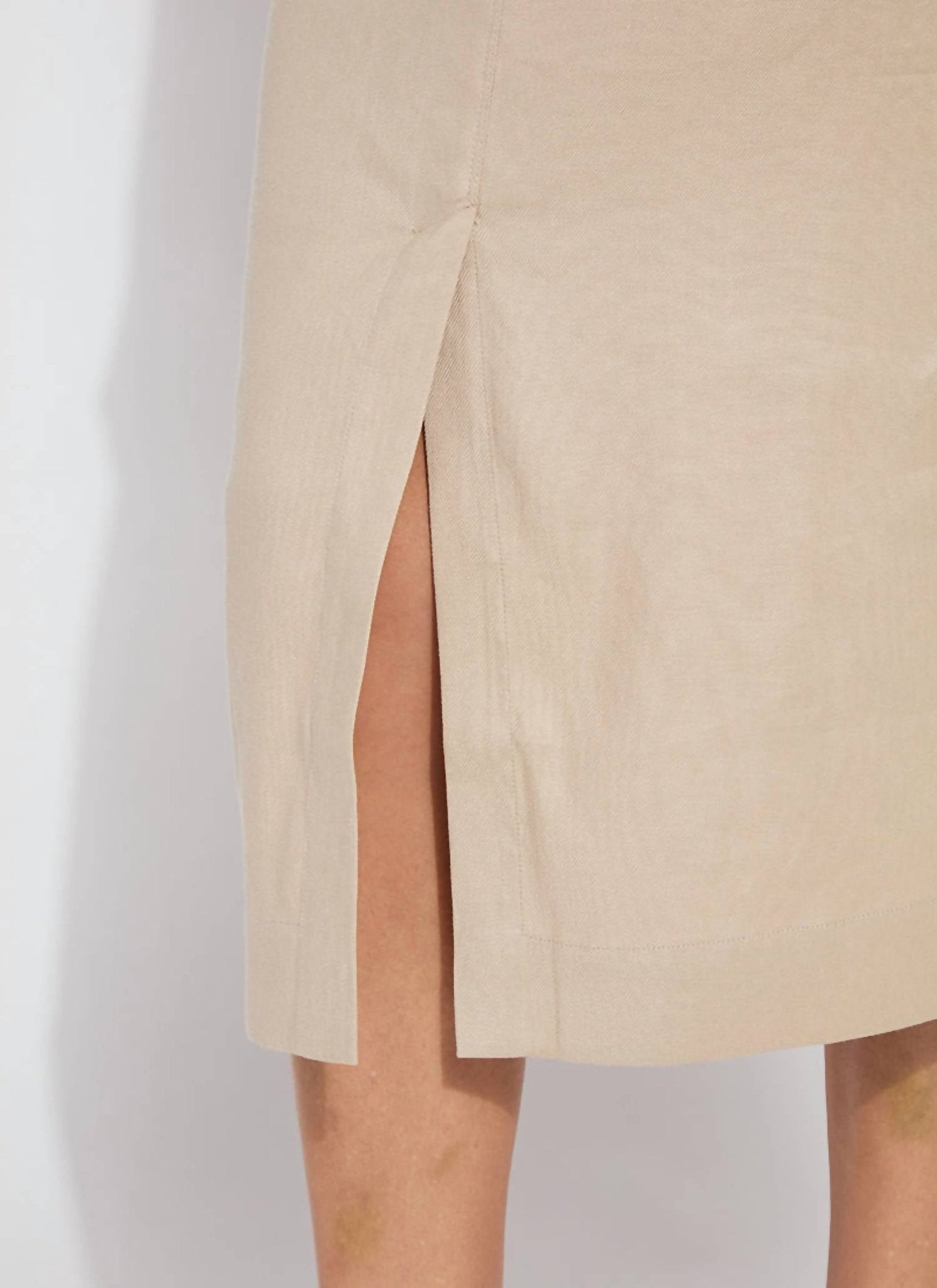 Lysse - Nixie Linen Long Pencil Skirt - beige - clothing - pencil