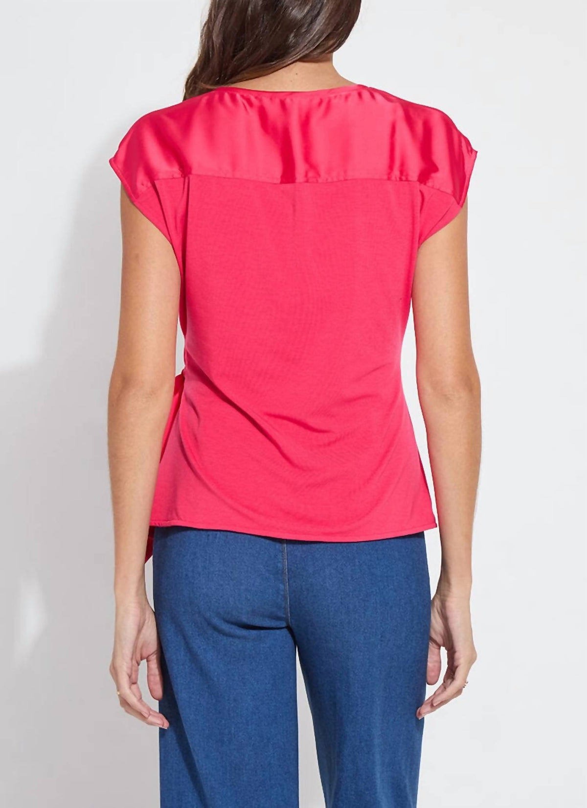 Lysse - Rosalia Tie Drape Mix Media Top