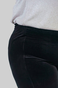 Lysse - Velvet Wide Leg Pants - Plus