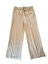Lysse - Zena Drawstring Ankle Wide Leg - brown - clothing - pants