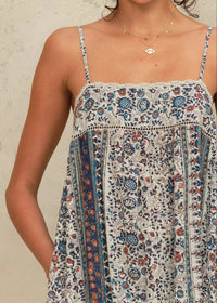 M.A.B.E. - Cass Print Maxi Dress