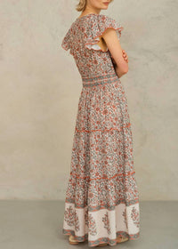 M.A.B.E. - Della Print Maxi Dress