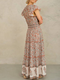 M.A.B.E. - Della Print Maxi Dress