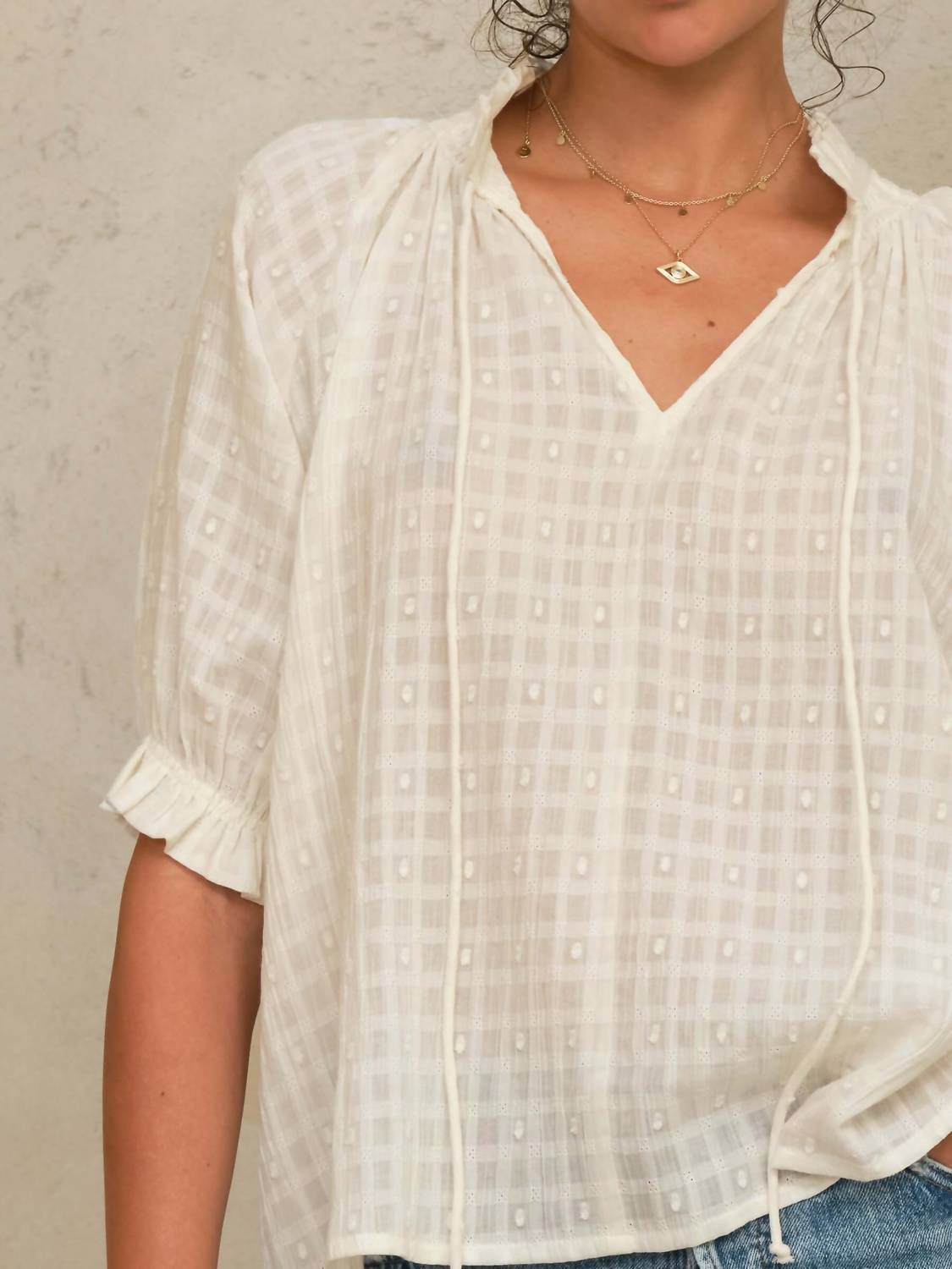 M.A.B.E. - Etta Short Sleeve Top