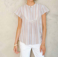 M.A.B.E. - Freya Capped Sleeve Top