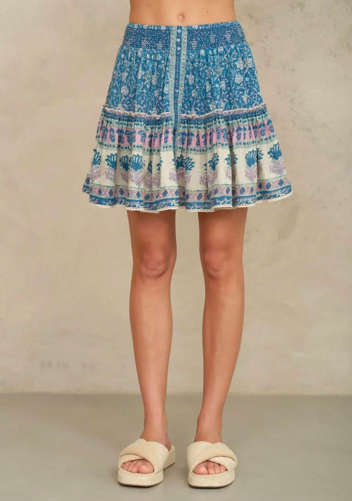 M.A.B.E. - Myla Print Mini Skirt