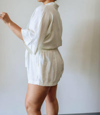 Mable - Button Down Collared Romper