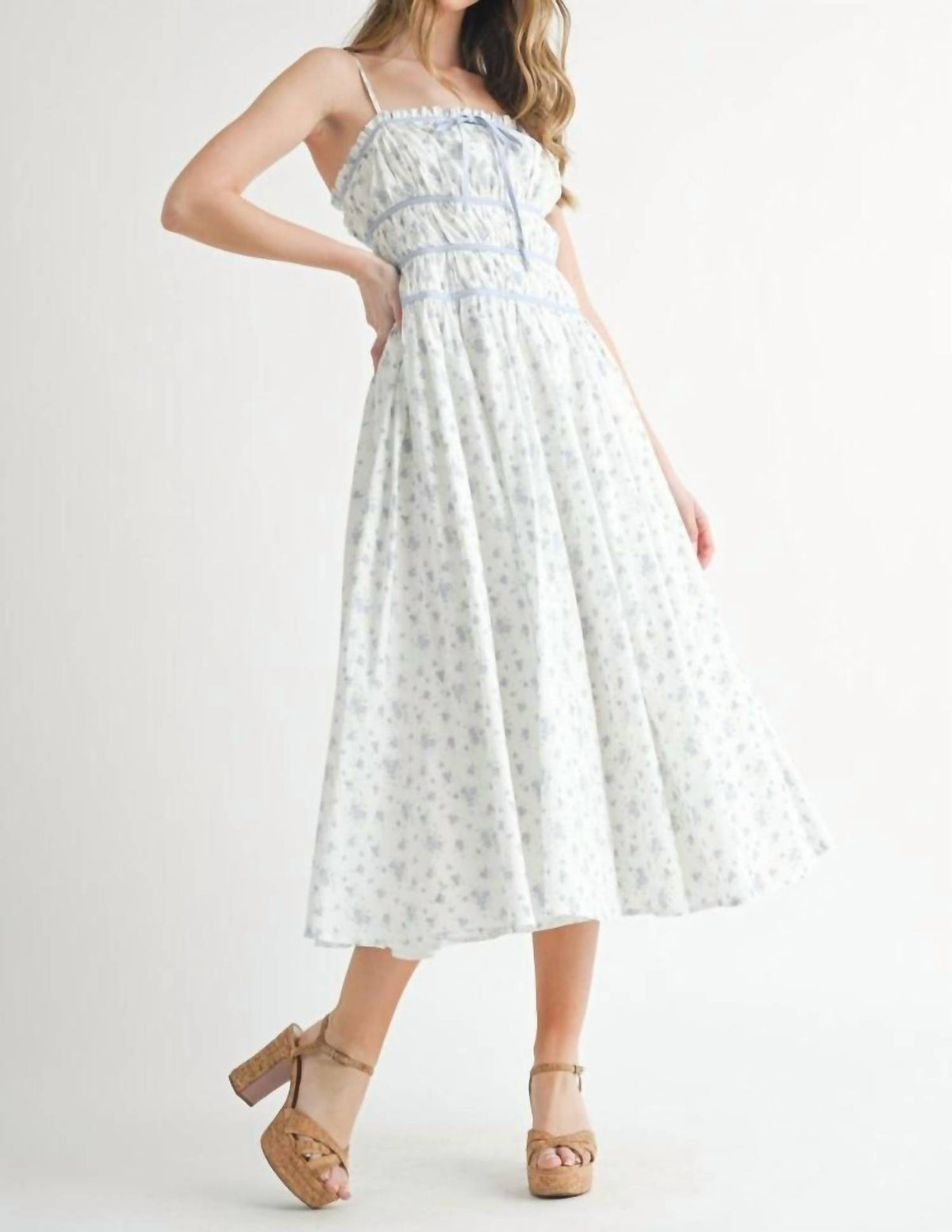 Mable - Floral Midi Dress
