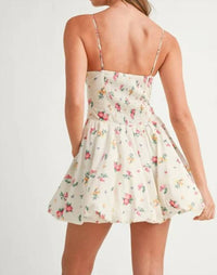 Mable - Floral Print Mini Dress