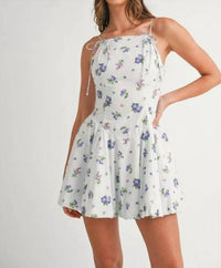 Mable - Floral Print Mini Dress