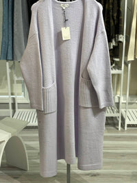 Mable - Women's Fuzzy Midi Cardigan
