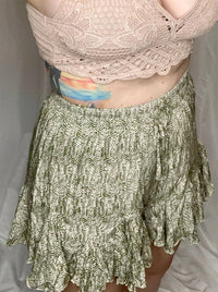 Mable - Safari Printed Skort