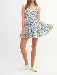 Mable - Sleeveless Babydoll Mini Dress