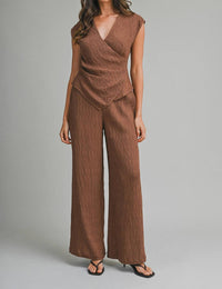 Mable - Textured Fabric Pants