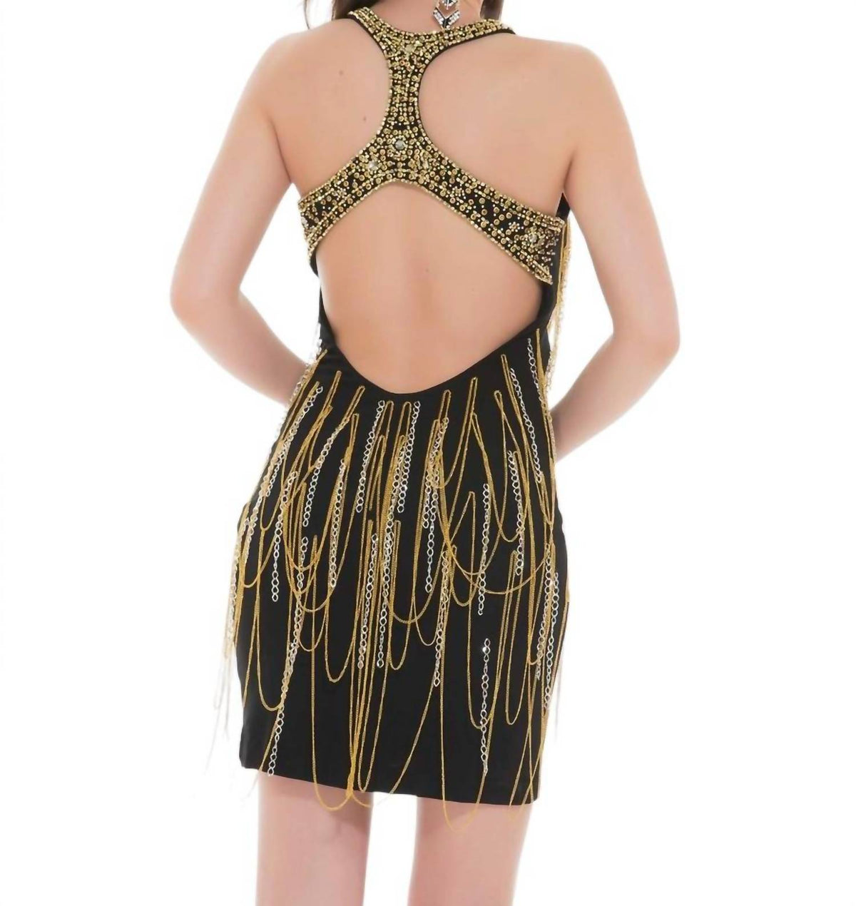 Mac Duggal - Metallic Short Dress