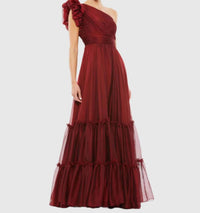 Mac Duggal - Organza One Shoulder Gown