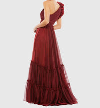 Mac Duggal - Organza One Shoulder Gown
