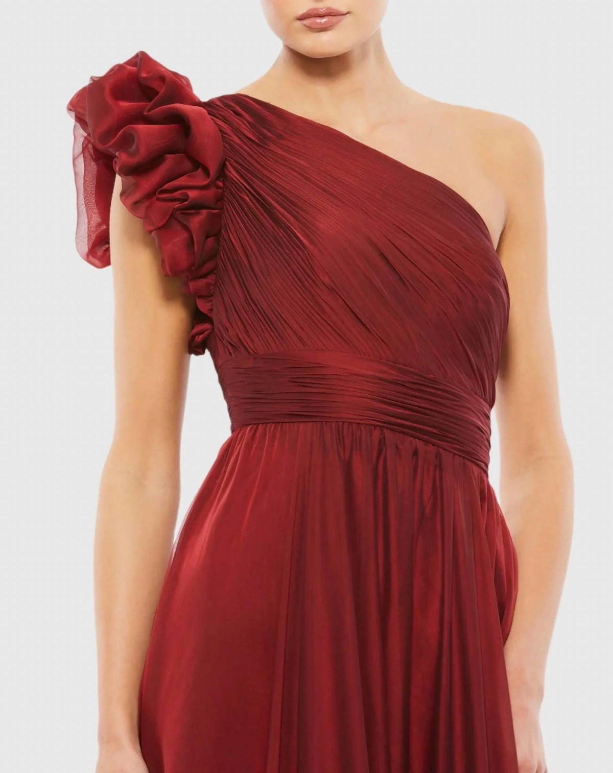 Mac Duggal - Organza One Shoulder Gown