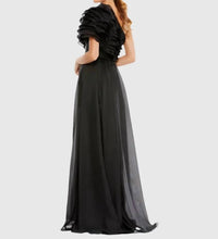 Mac Duggal - Ruffle Layered One Shoulder Gown