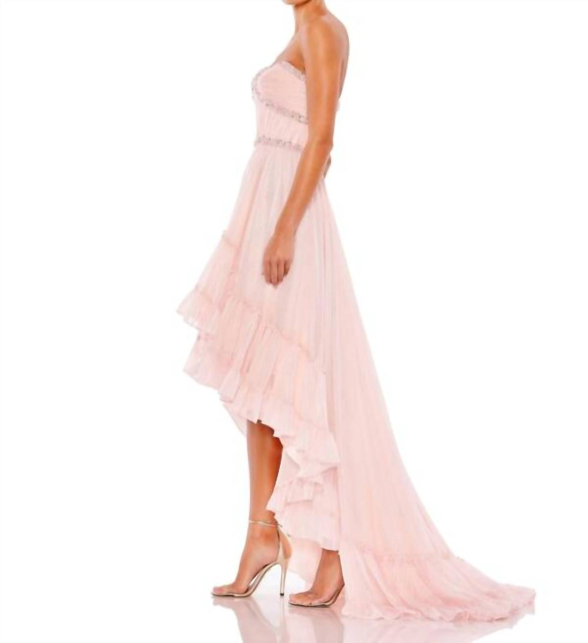 Mac Duggal - Strapless High Low Gown