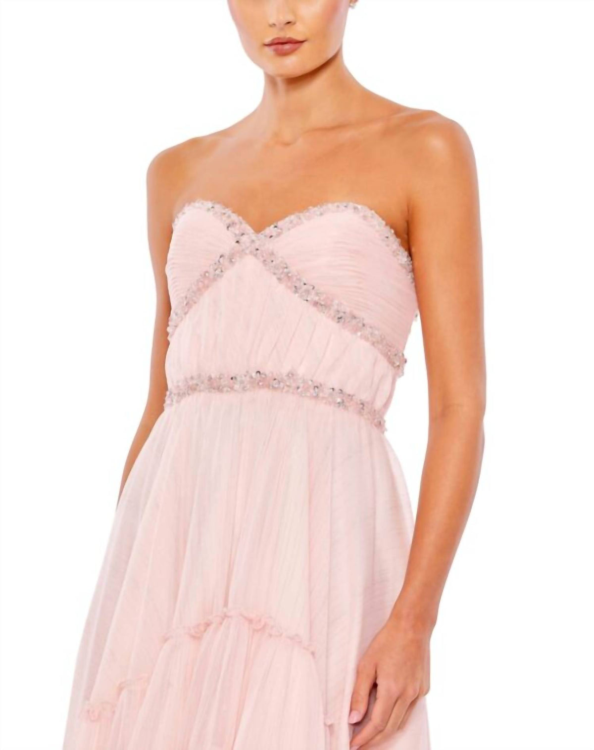 Mac Duggal - Strapless High Low Gown