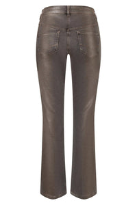 Mac Jeans - Women's Dream Boot Metallic Jean - clothing - flare - grey