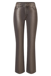 Mac Jeans - Women's Dream Boot Metallic Jean - clothing - flare - grey