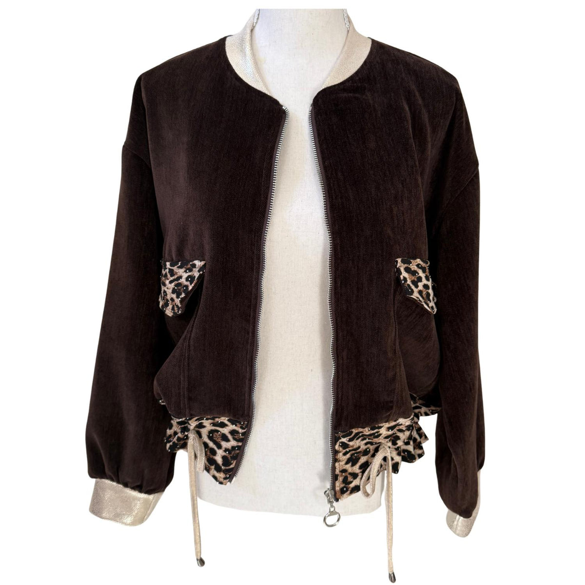 Made In Italy - Golden Edge Bomber Jacket