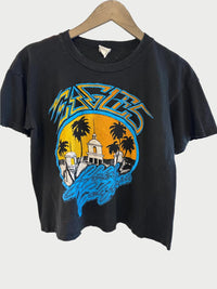 Madeworn - Women's The Eagles Crop Tee - black - clothing - crop - tops