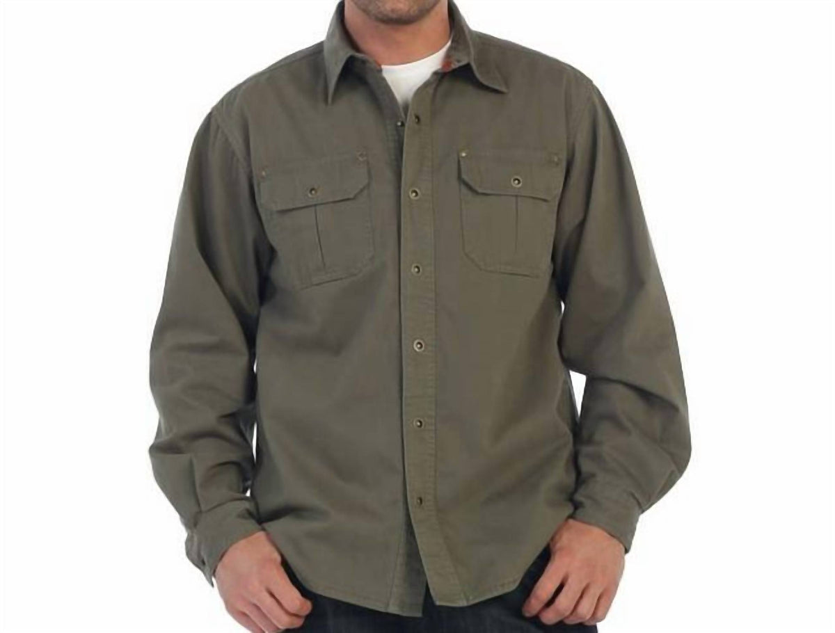 Magen Kids - Twill Shirt Jacket With Flannel Lining