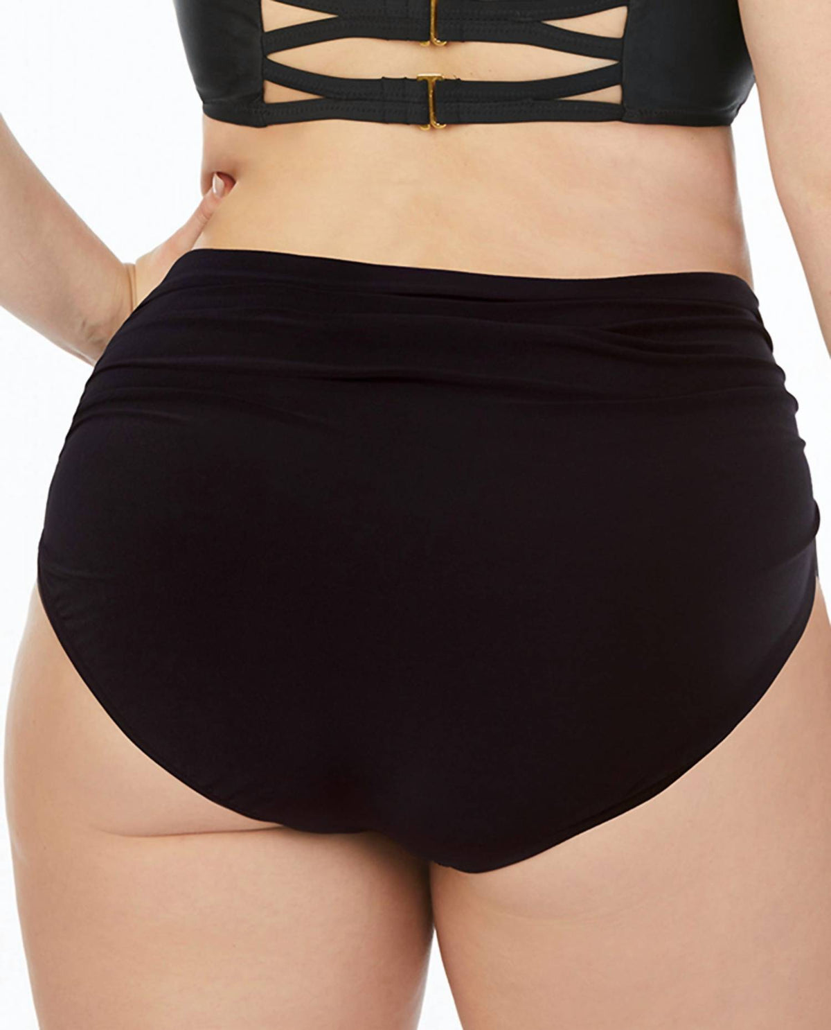 Magicsuit - Plus Size Shirred Brief Swim Bottom