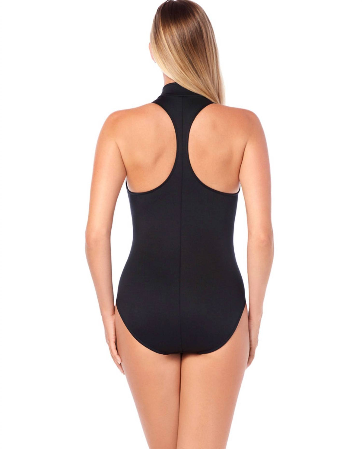 Magicsuit - Scuba Coco Zip Front Racerback Scuba Underwire One Piece Swimsuit
