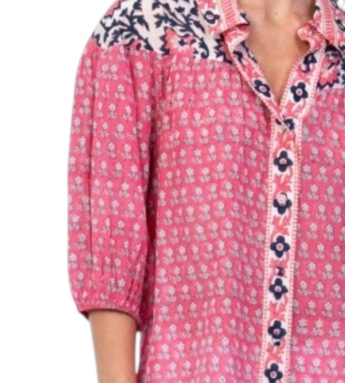Mahila - Mitch Button Down Top