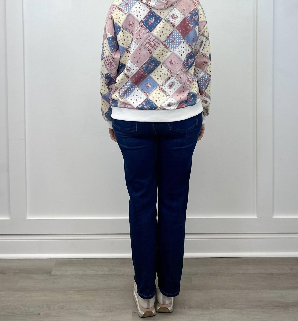 Main Strip - Spring Patchwork Quilted Hoodie