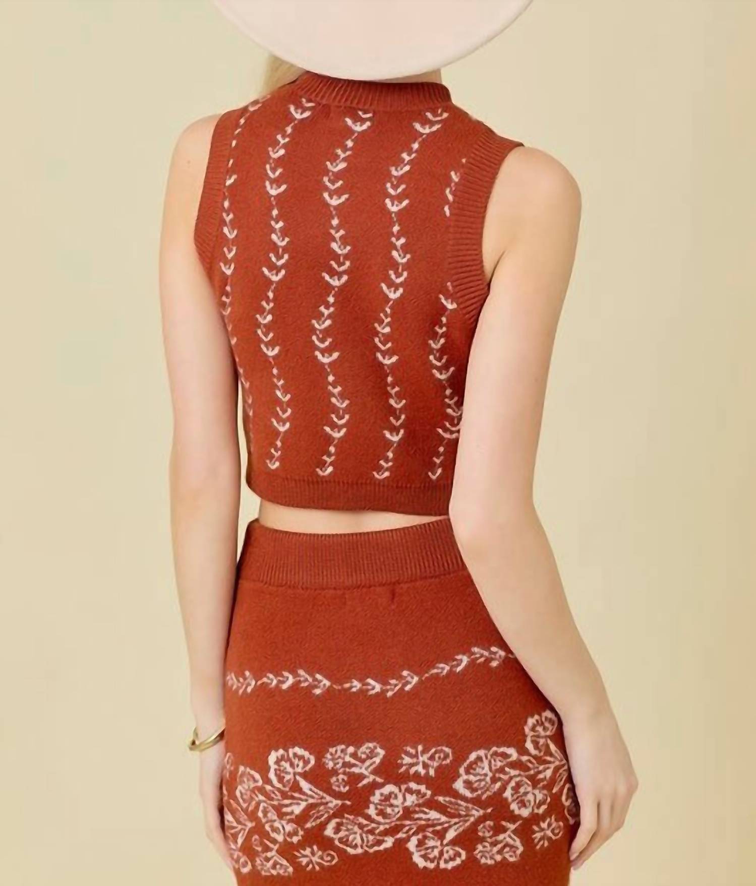 Mainstrip - Rosa Set - acrylic - brown - clothing