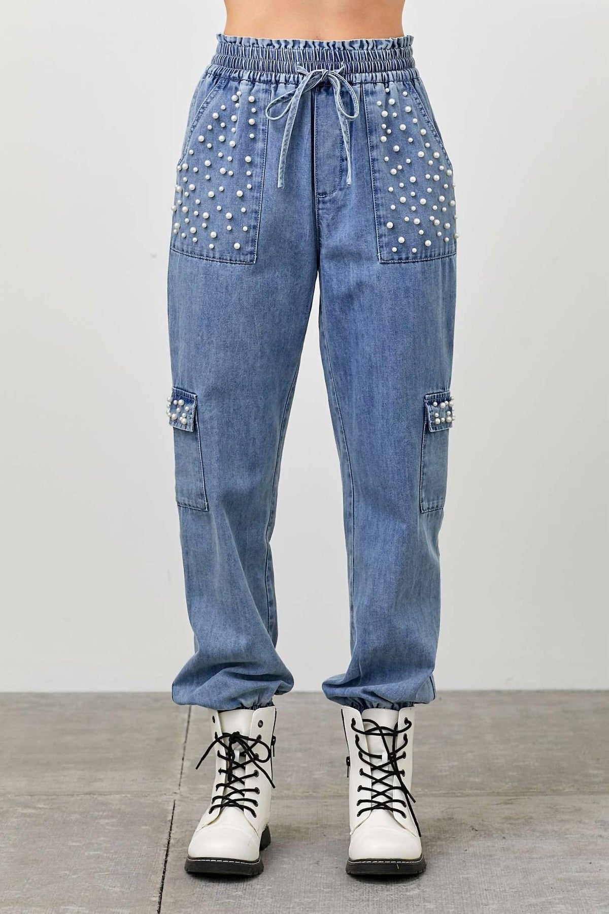 Mainstrip - Women's Denim Glam Jogger