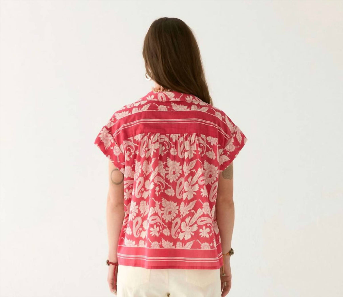 Maison Hotel - Bobby Cap Sleeve Blouse